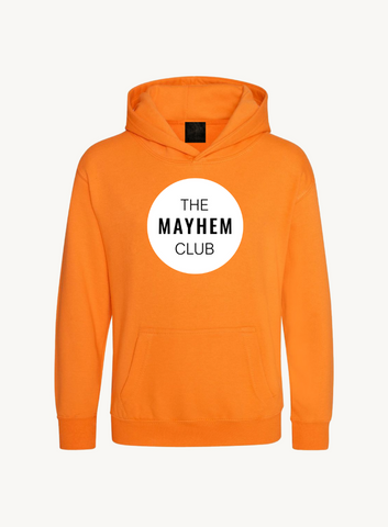 The Mayhem Club Logo Hoodie - Orange