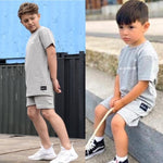 Mayhem Grey T-Shirt & Shorts SET