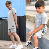 Mayhem Grey T-Shirt & Shorts SET