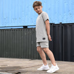 Mayhem Grey T-Shirt & Shorts SET