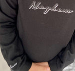 SOLD OUT - Mayhem Black Sweater-3D double logo / logo may vary - see images