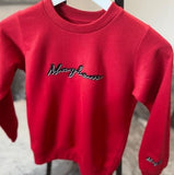 Mayhem Red sweater-3D double logo/ logo may vary - see images